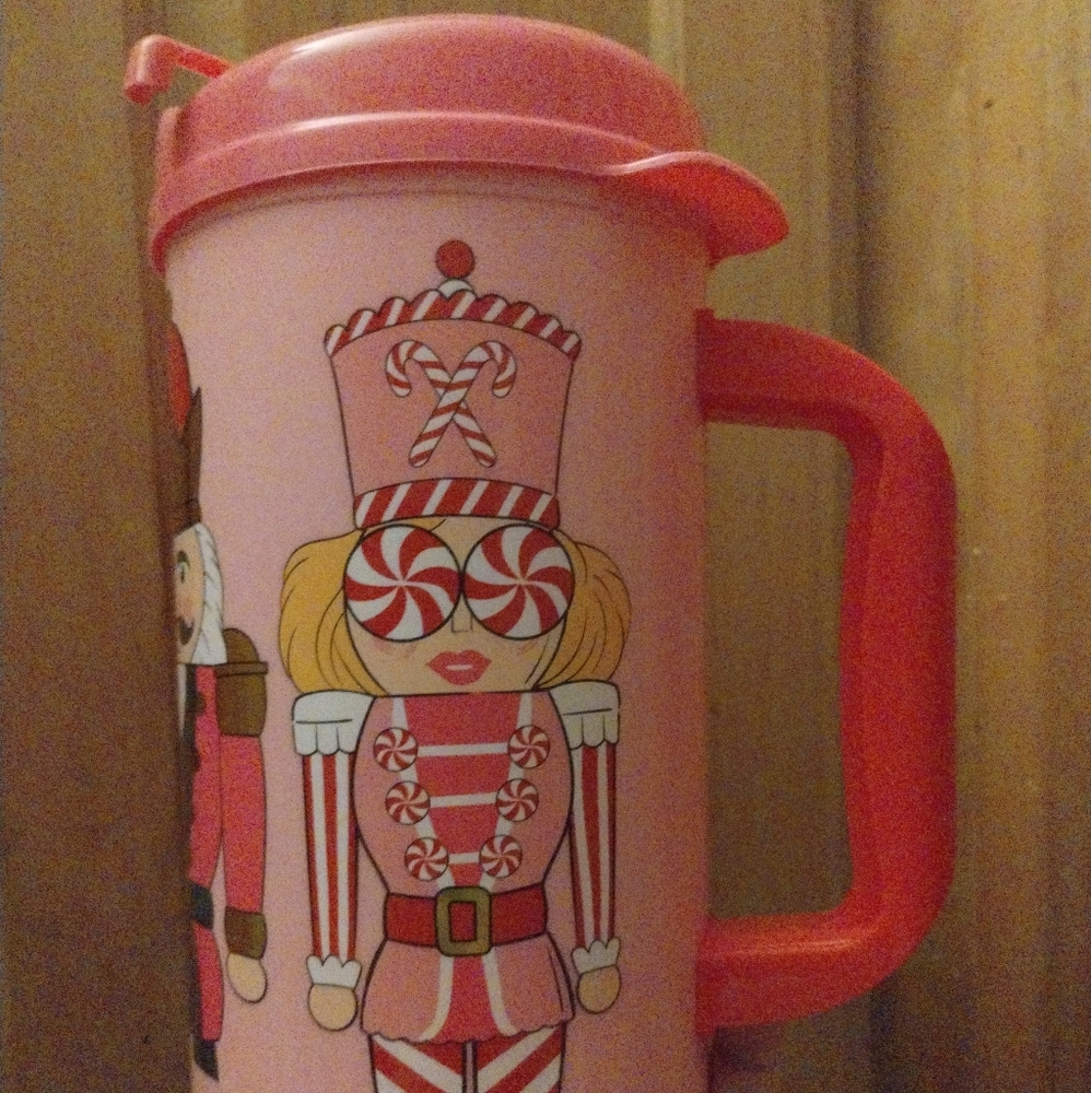 Simply Southern Pink Nutcracker Themed Travel Mug RARE